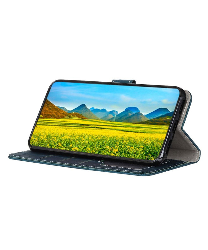 Housse Xiaomi Redmi 9 Simili Cuir Aspect Croco
