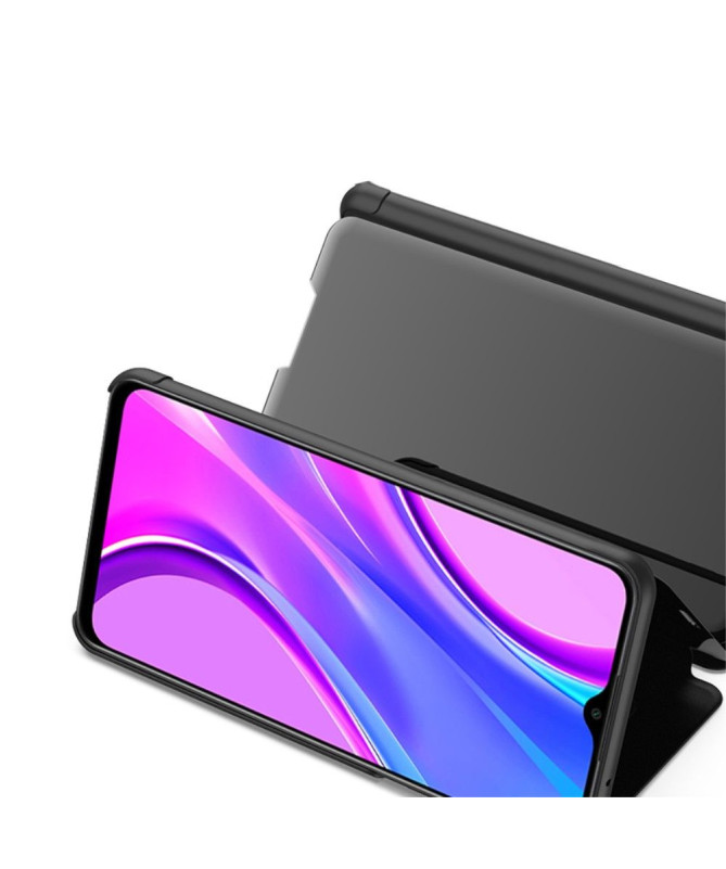 Coque Xiaomi Redmi 9 avec rabat effet miroir