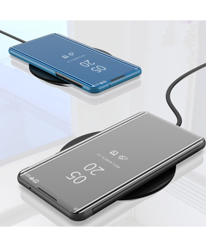 Coque Xiaomi Redmi 9 avec rabat effet miroir