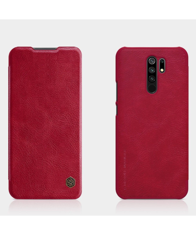 Housse Xiaomi Redmi 9 Qin Series Effet Cuir
