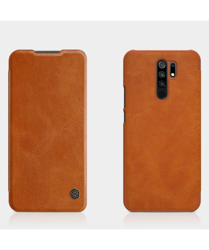 Housse Xiaomi Redmi 9 Qin Series Effet Cuir