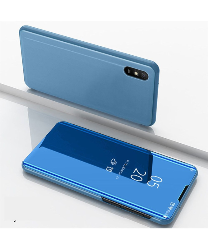 Coque Xiaomi Redmi 9A avec rabat effet miroir