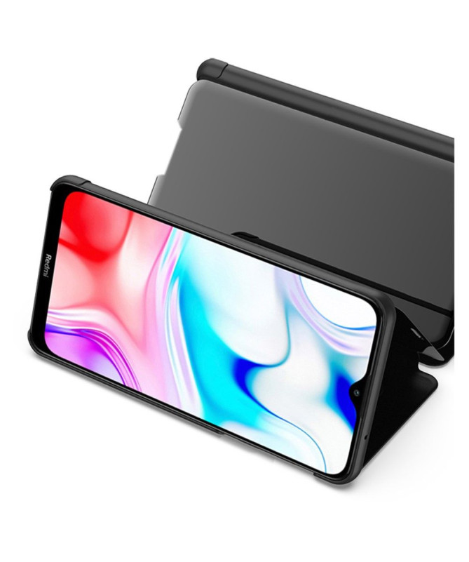 Coque Xiaomi Redmi 9A avec rabat effet miroir