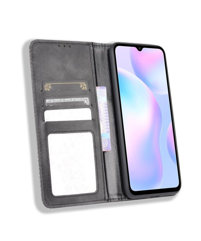 Housse Xiaomi Redmi 9A Le Cirénius style cuir