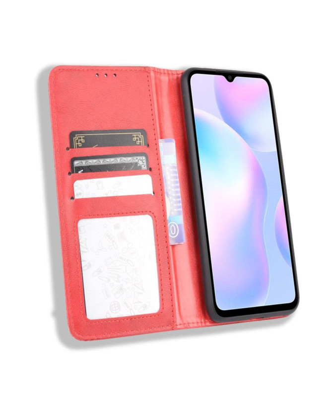 Housse Xiaomi Redmi 9A Le Cirénius style cuir