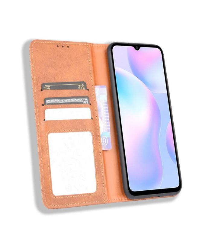 Housse Xiaomi Redmi 9A Le Cirénius style cuir