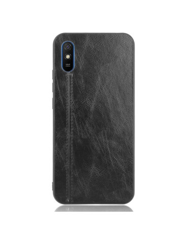 Coque Xiaomi Redmi 9A Effet Cuir Coutures