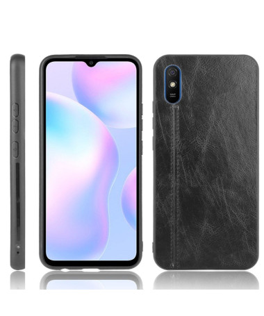 Coque Xiaomi Redmi 9A Effet Cuir Coutures