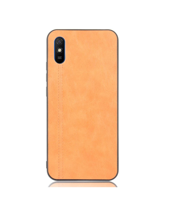 Coque Xiaomi Redmi 9A Effet Cuir Coutures