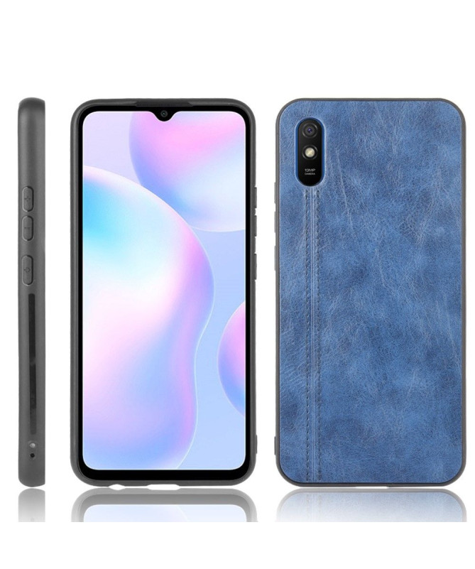 Coque Xiaomi Redmi 9A Effet Cuir Coutures