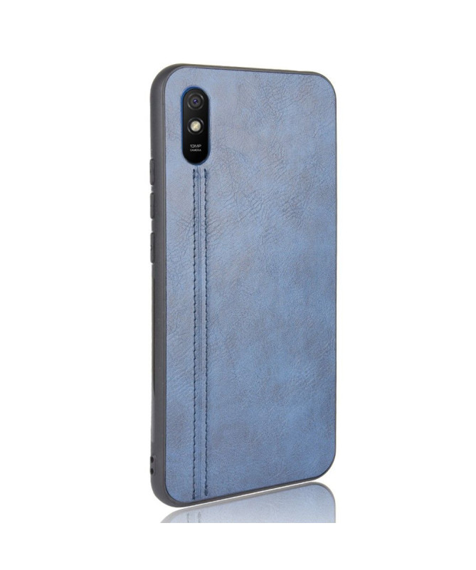 Coque Xiaomi Redmi 9A Effet Cuir Coutures