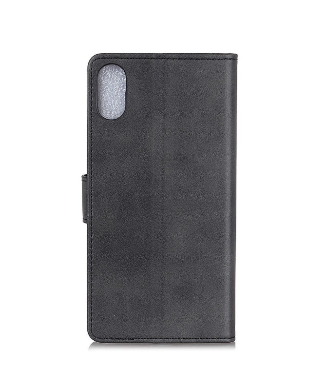 Housse Xiaomi Redmi 9A Marius effet cuir mat