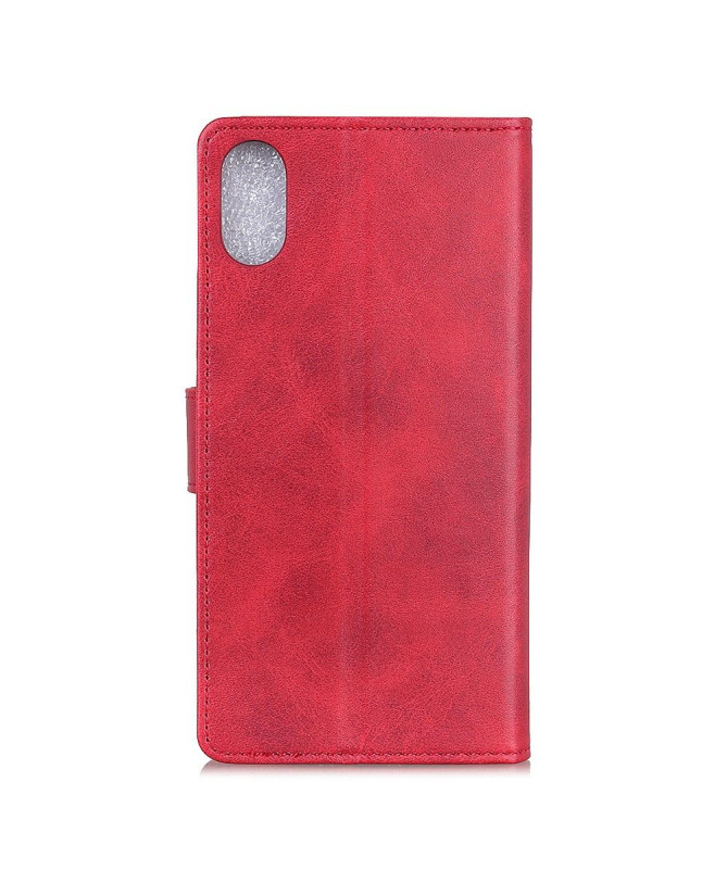 Housse Xiaomi Redmi 9A Marius effet cuir mat