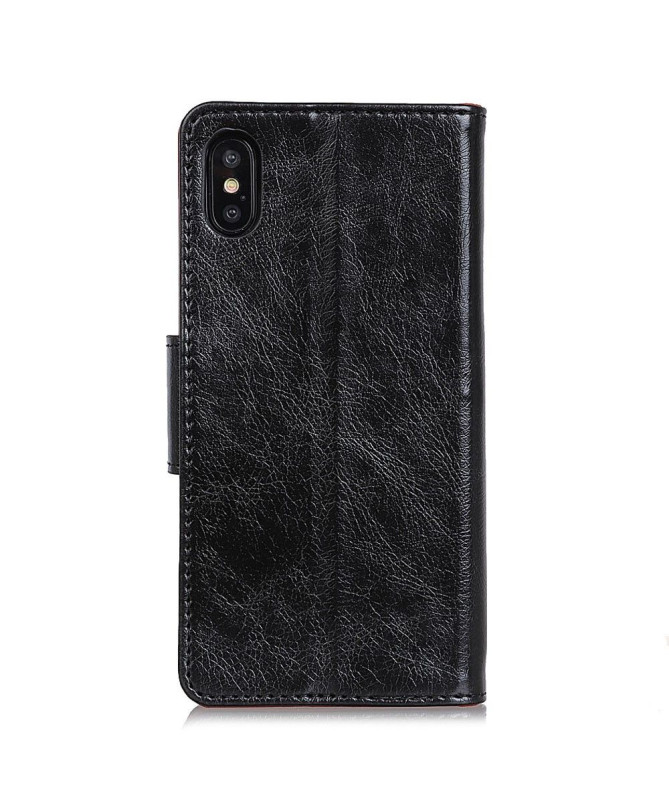 Housse Xiaomi Redmi 9A Style Cuir Vieilli