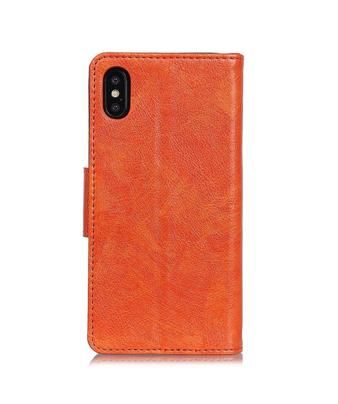 Housse Xiaomi Redmi 9A Style Cuir Vieilli