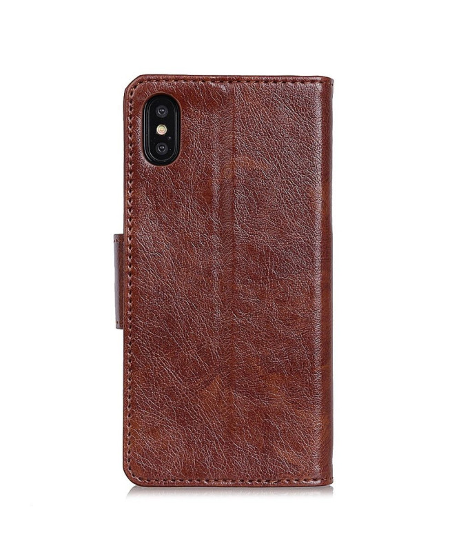 Housse Xiaomi Redmi 9A Style Cuir Vieilli