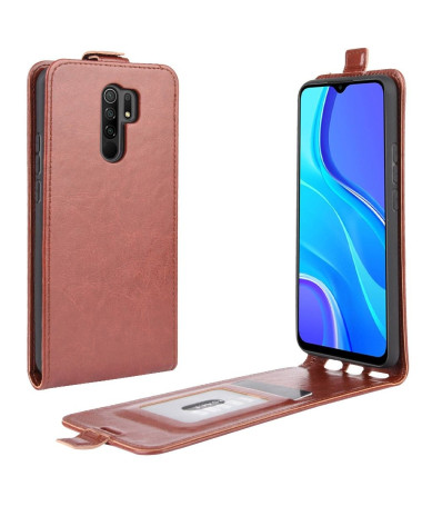 Housse Xiaomi Redmi 9 simili cuir avec rabat verticale