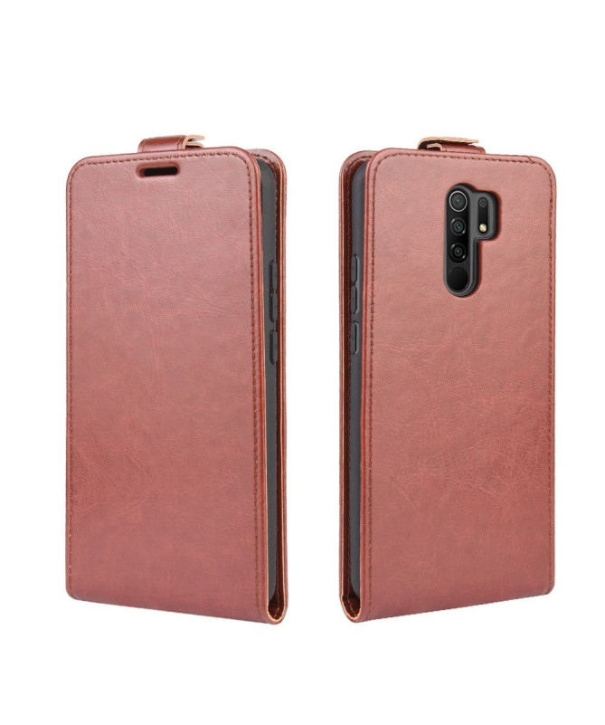 Housse Xiaomi Redmi 9 simili cuir avec rabat verticale
