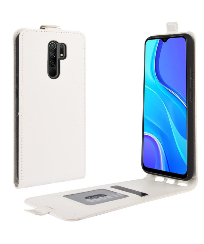 Housse Xiaomi Redmi 9 simili cuir avec rabat verticale