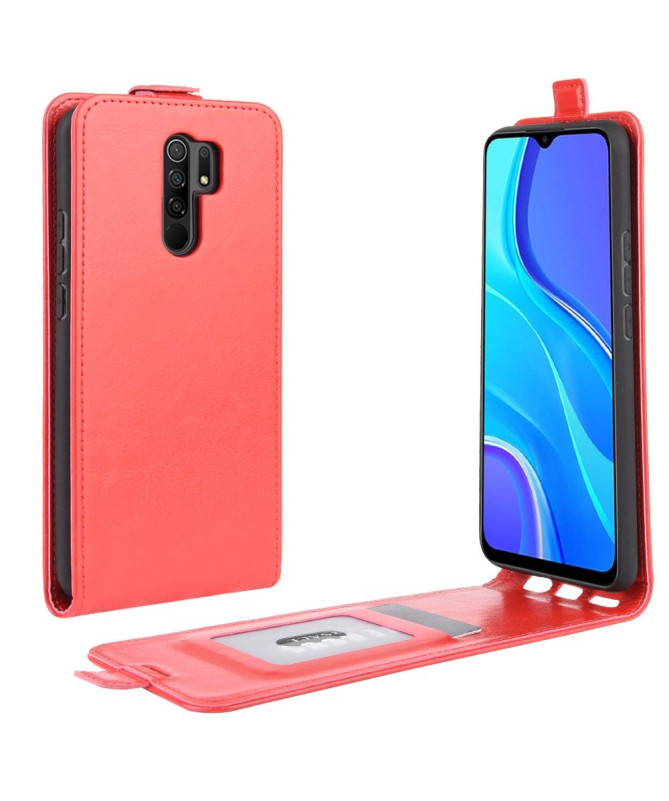 Housse Xiaomi Redmi 9 simili cuir avec rabat verticale