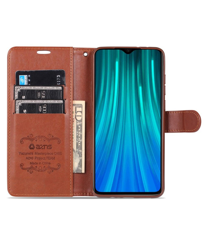 Housse Xiaomi Redmi 9 AZNS Retro Effet Cuir