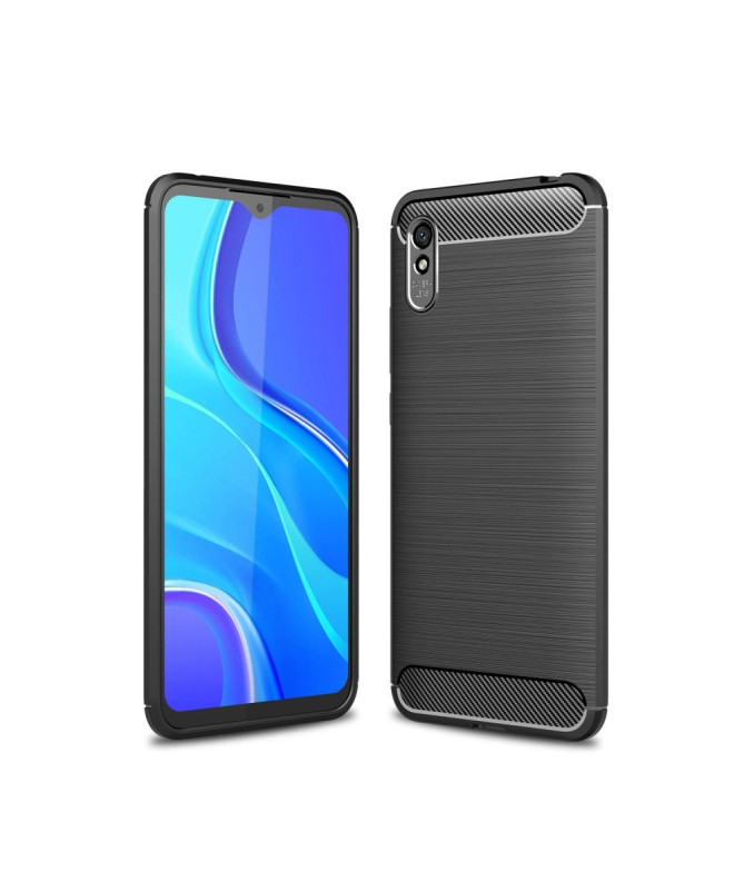 Coque Xiaomi Redmi 9A Flexible Effet Brossé