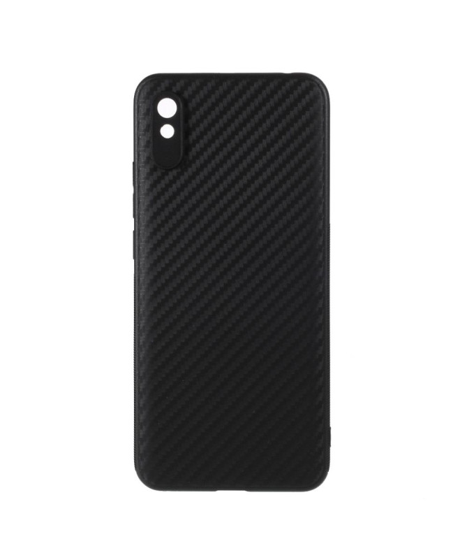 Coque Xiaomi Redmi 9A aspect fibre de carbone