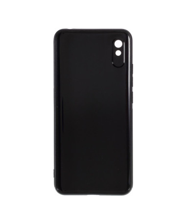 Coque Xiaomi Redmi 9A aspect fibre de carbone