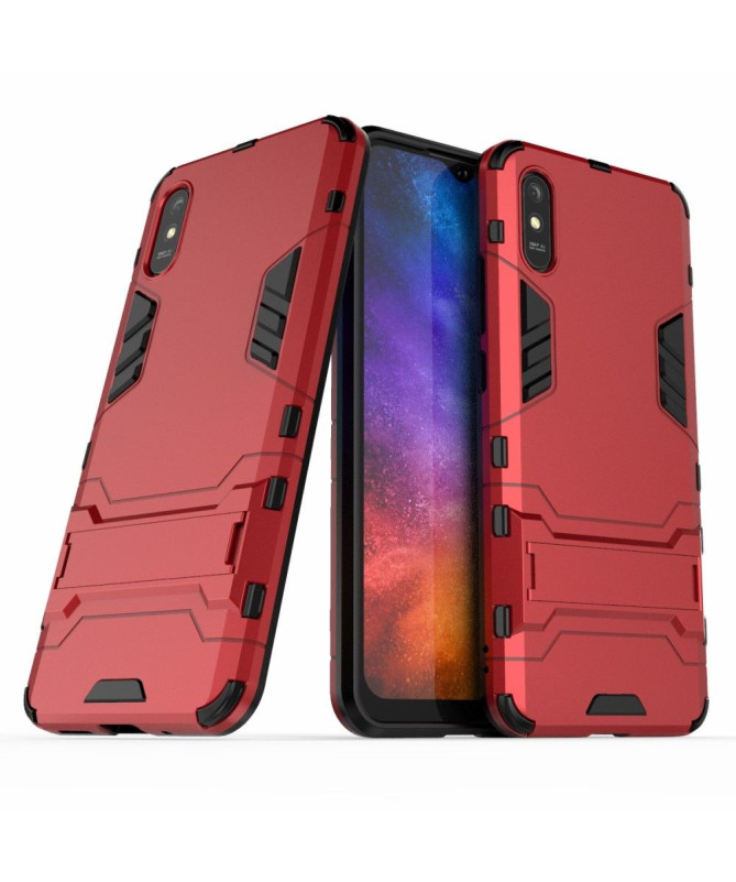 Coque Xiaomi Redmi 9A cool guard antichoc avec support intégré