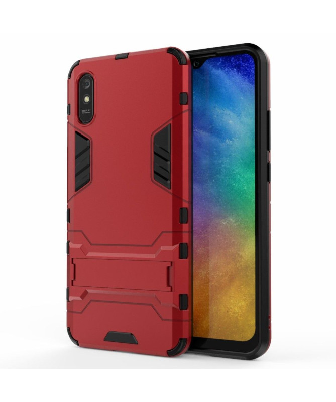 Coque Xiaomi Redmi 9A cool guard antichoc avec support intégré