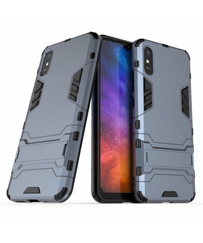 Coque Xiaomi Redmi 9A cool guard antichoc avec support intégré