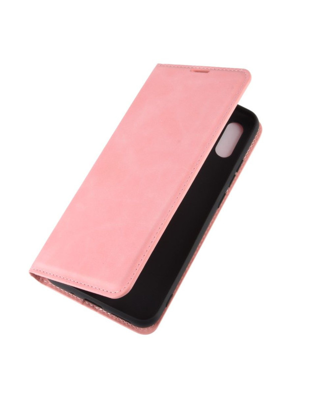Housse Xiaomi Redmi 9A Business Rétro - Rose