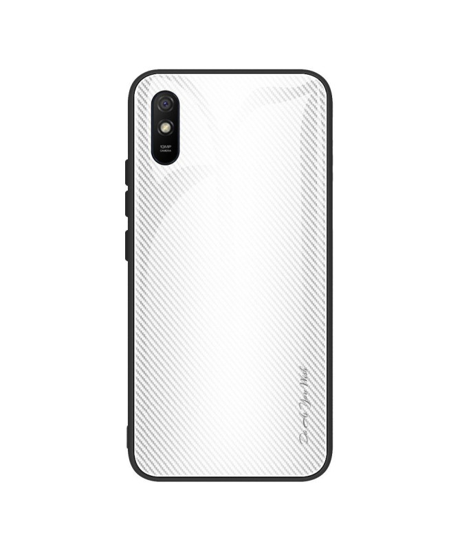 Coque Xiaomi Redmi 9A carbone dos en verre