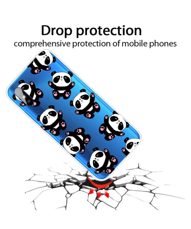 Coque Xiaomi Redmi 9A Happy Pandas