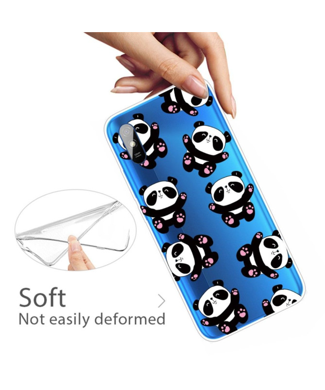 Coque Xiaomi Redmi 9A Happy Pandas