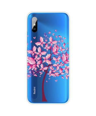 Coque Xiaomi Redmi 9A arbre à papillons