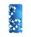 Coque Xiaomi Redmi 9A fleurs blanches