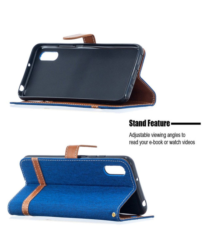 Housse Xiaomi Redmi 9A revêtement tissu
