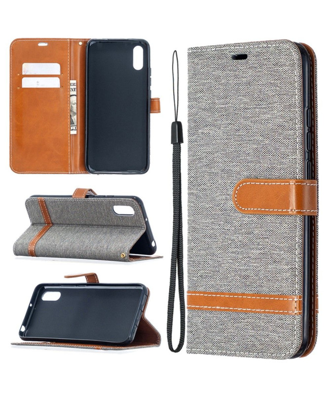 Housse Xiaomi Redmi 9A revêtement tissu