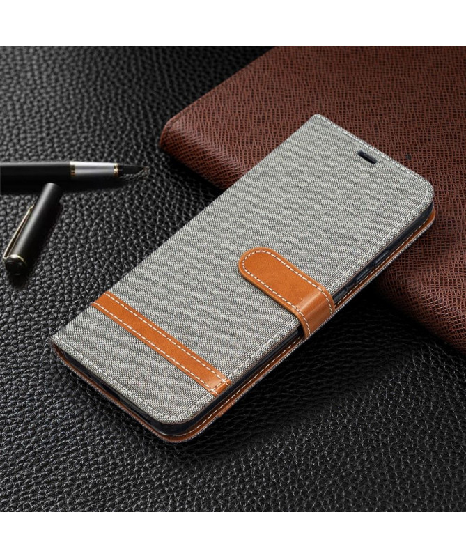 Housse Xiaomi Redmi 9A revêtement tissu