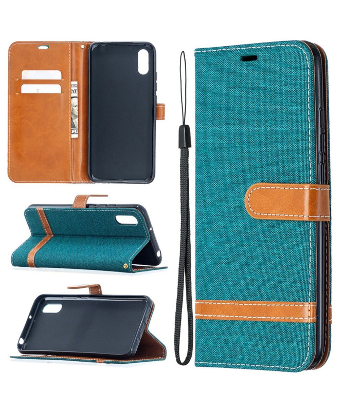 Housse Xiaomi Redmi 9A revêtement tissu