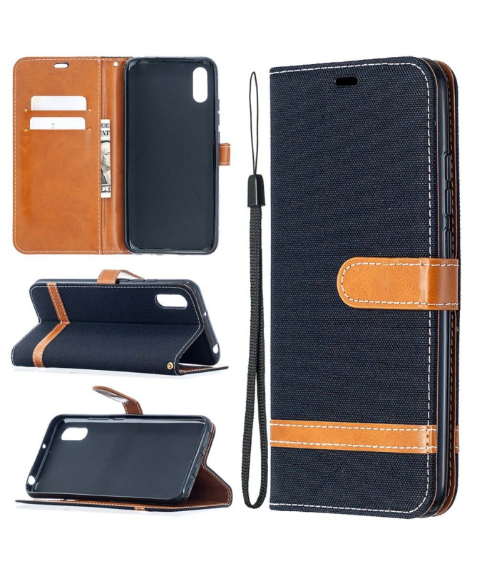 Housse Xiaomi Redmi 9A revêtement tissu