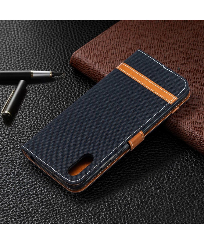 Housse Xiaomi Redmi 9A revêtement tissu