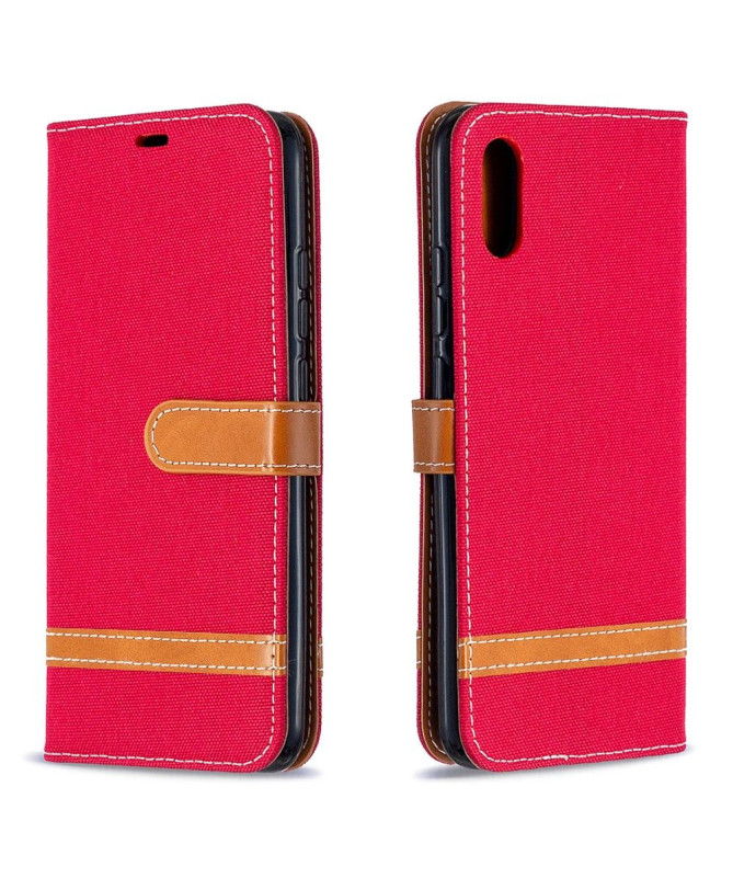 Housse Xiaomi Redmi 9A revêtement tissu