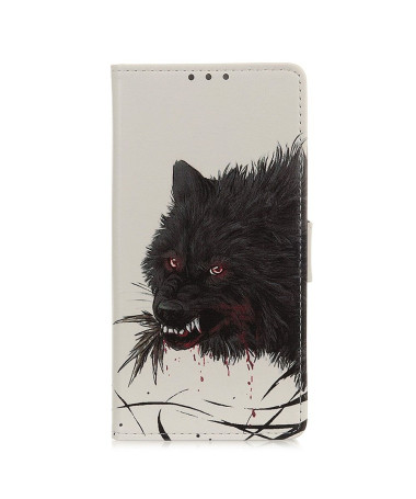 Housse Xiaomi Redmi Note 9T 5G Loup noir