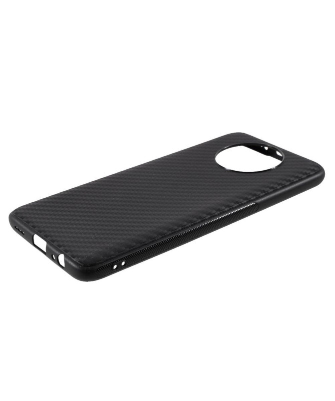 Coque Xiaomi Redmi Note 9T revêtement fibre de carbone