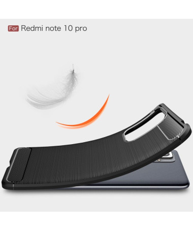 Coque Xiaomi Redmi Note 10 Pro Flexible Effet Brossé