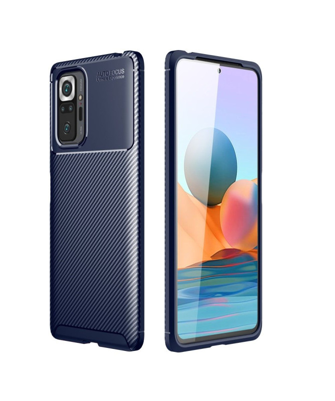 Coque effet fibre de carbone pour Xiaomi Redmi Note 10 Pro