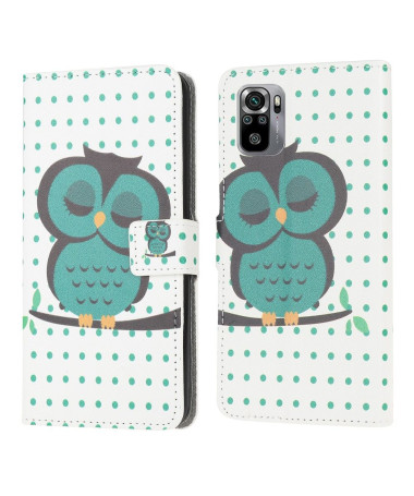 Housse Xiaomi Redmi Note 10 Hibou Endormi