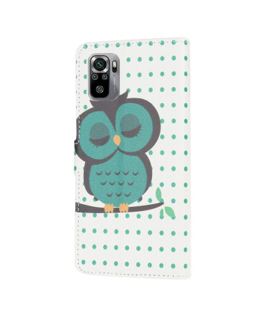 Housse Xiaomi Redmi Note 10 Hibou Endormi